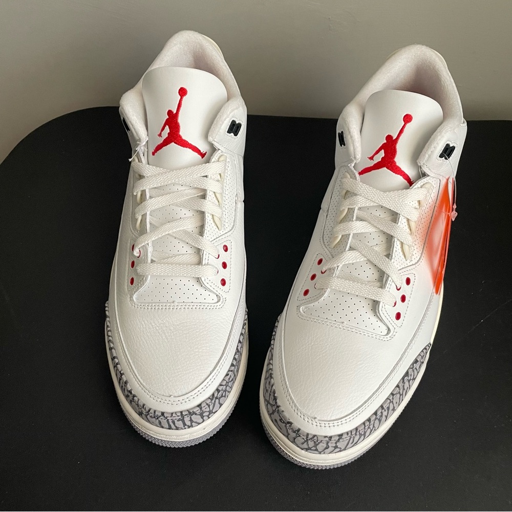Nike Air Jordan 3 Retro Reimagined white Cement size 13 (DN3707-100) - Picture 3 of 9